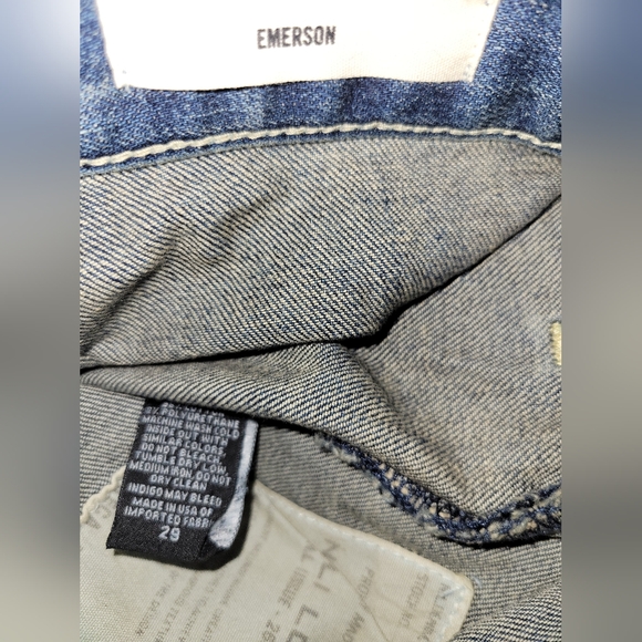 Nili lotan emerson jean 29 classic wash barrel crop nwt - Picture 11 of 11